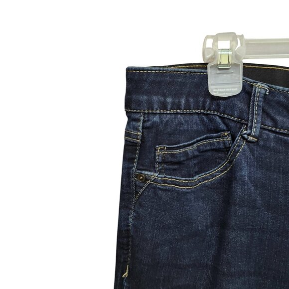 Democracy "Ab"solution Women 16W Indigo Itty Bitty Bootcut Jean Dark Wash Denim - Picture 5 of 16